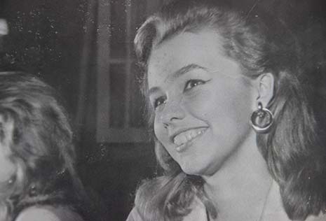 Ângela em 1960. Acervo Estado de Minas
