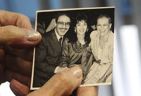 Giba Um, sua mulher Marly Di Pierro e Hebe. Arquivo pessoal