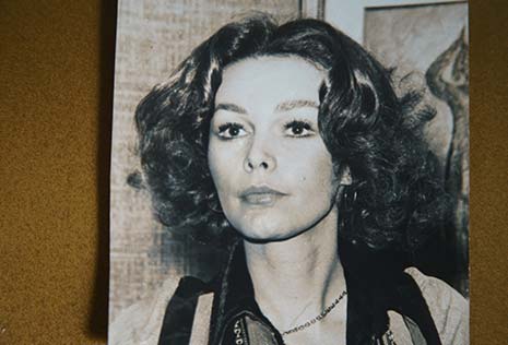 Ângela em foto do acervo de Kiki Garavaglia